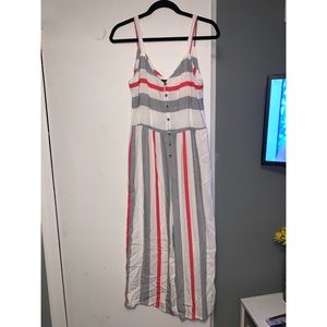 Striped Jumpsuit